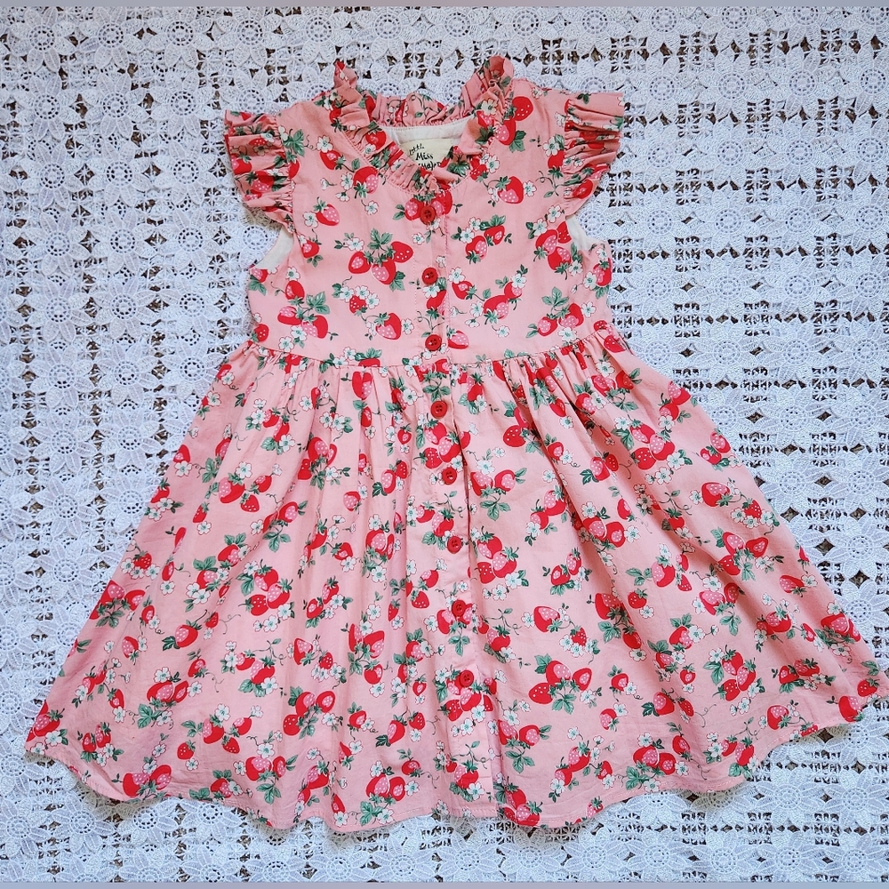 Little Miss Marmalade strawberry dress 5T